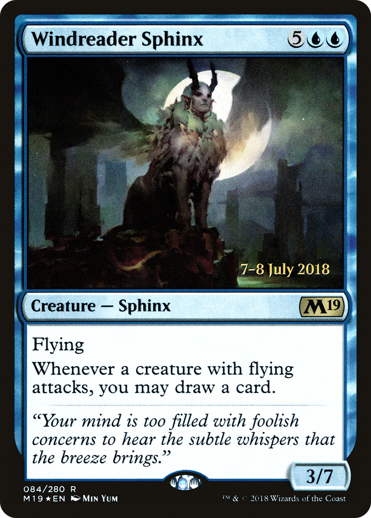 Windreader Sphinx (PM19-84S) - Coffret de base 2019 Promos Foil