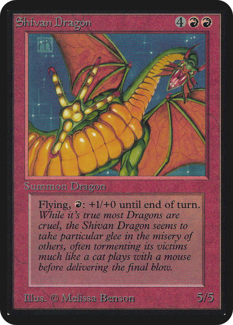Dragon Shivan (LEA-174) - Édition limitée Alpha