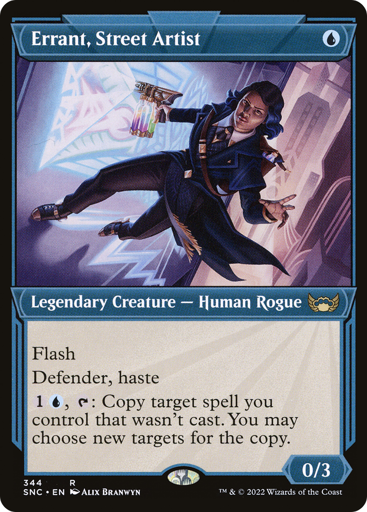 Errant, artiste de rue (SNC-344) - Rues de New Capenna : (Vitrine) Feuille