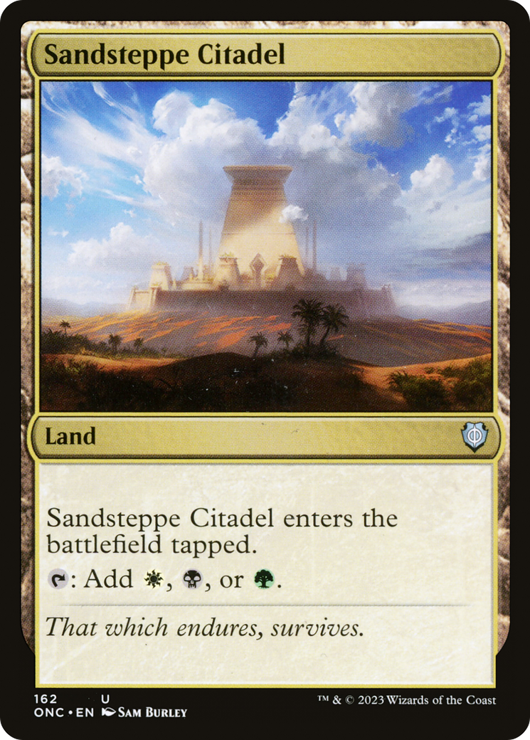 Citadelle de la steppe de sable (ONC-162) - Phyrexia : Tous seront un seul commandant