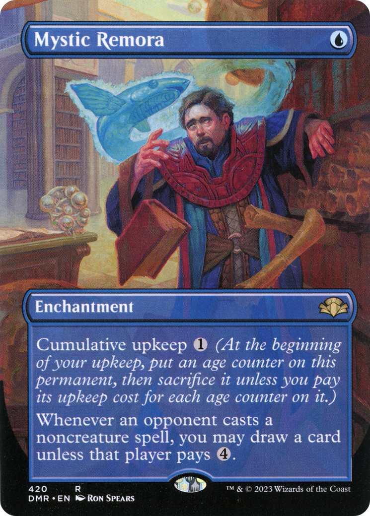 Mystic Remora (Borderless) (DMR-420) - Dominaria Remastered (Borderless) Foil