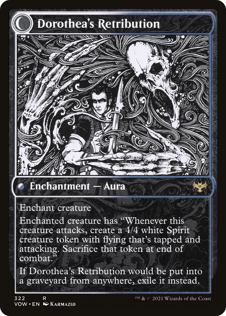 Dorothea, Vengeful Victim (Showcase) (VOW-322) - Innistrad: Crimson Vow: (Showcase, Double Faced Transform)