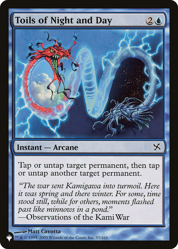 Les Travaux du Jour et de la Nuit (PLST-BOK-57) - La Liste