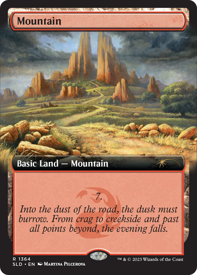 Mountain (1364) (SLD-1364) - Secret Lair Drop: (Extended Art)