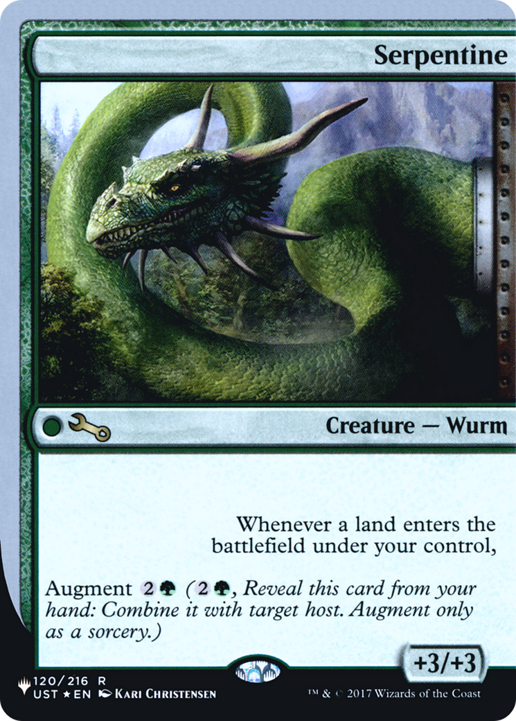 Serpentine (LIST-041) - The List (Unfinity Foil Edition) Foil