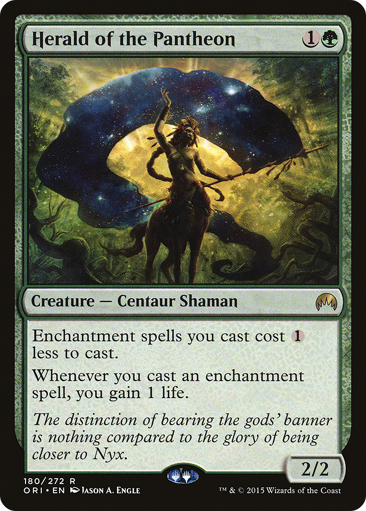 Héraut du Panthéon (ORI-180) - Magic Origins Foil