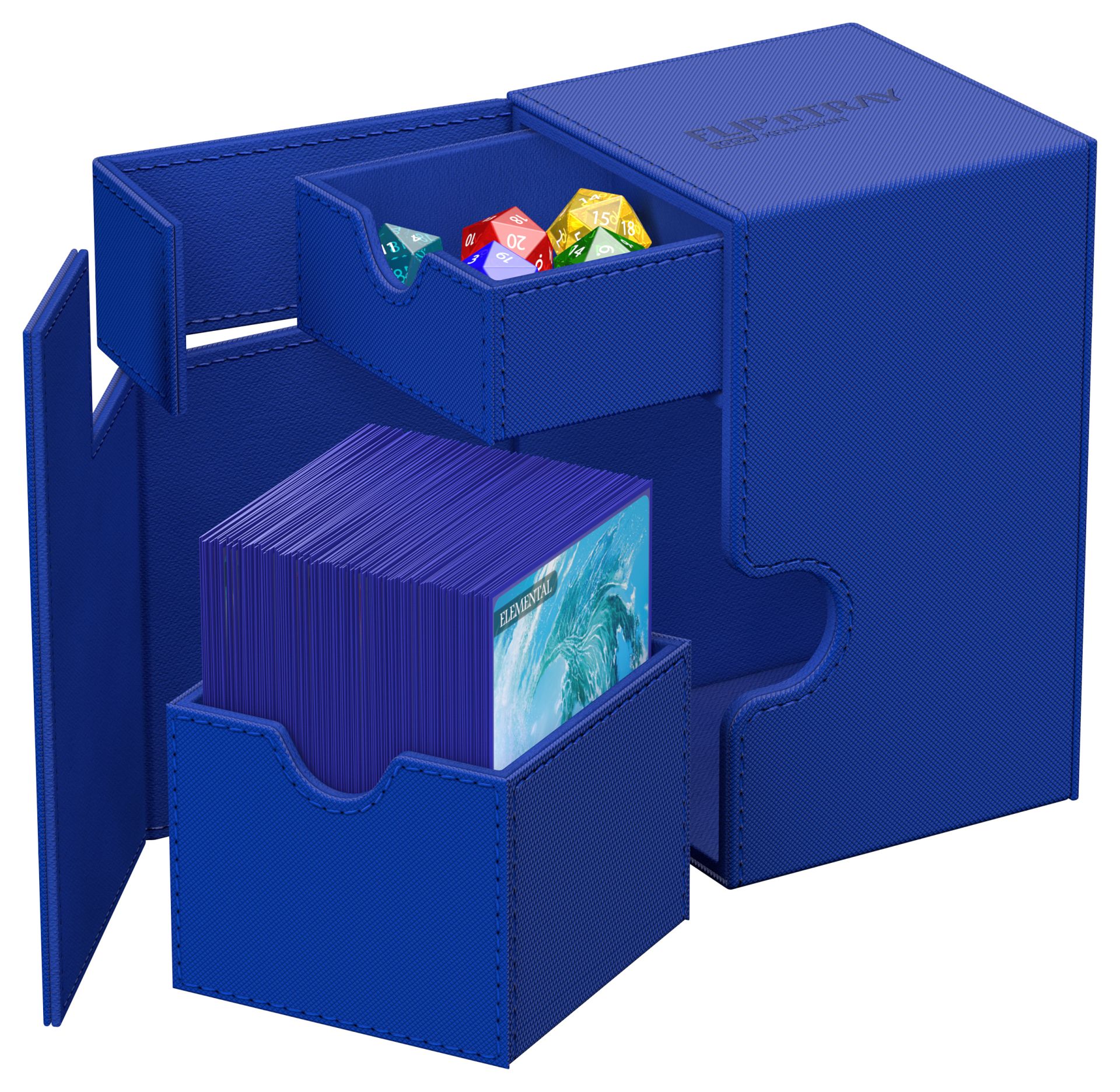 Ultimate Guard - Monocolor Blue- Flip n Tray Xenoskin - 100+