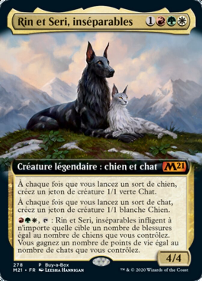 Rin and Seri, Inseparable (BABP-278) - Core Set 2021: (Extended Art) Foil - French - NM