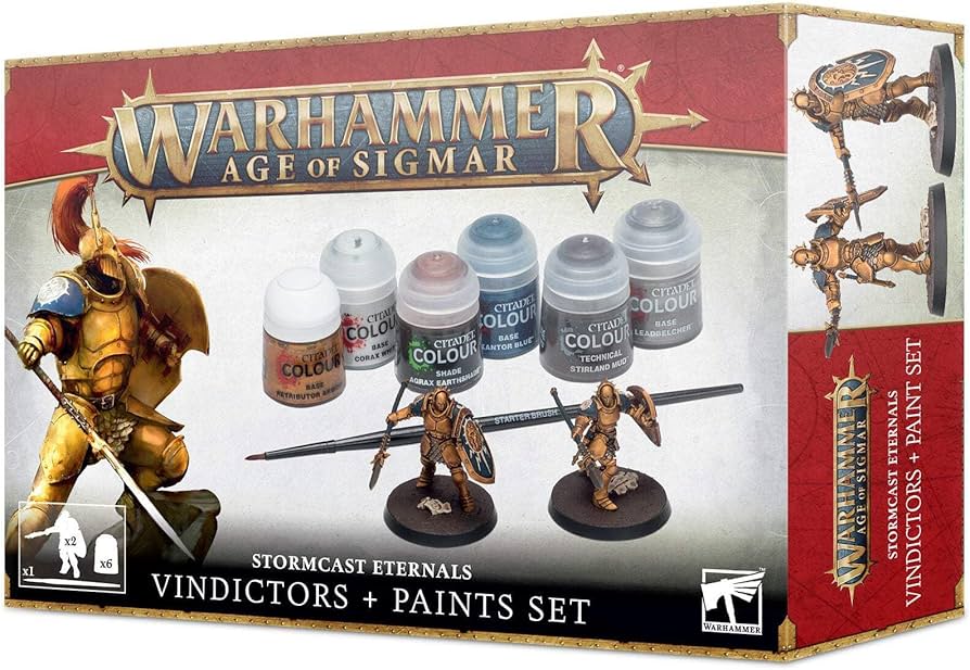 Age of Sigmar Stormcast Eternals Vindictors et coffret de peinture 60-10