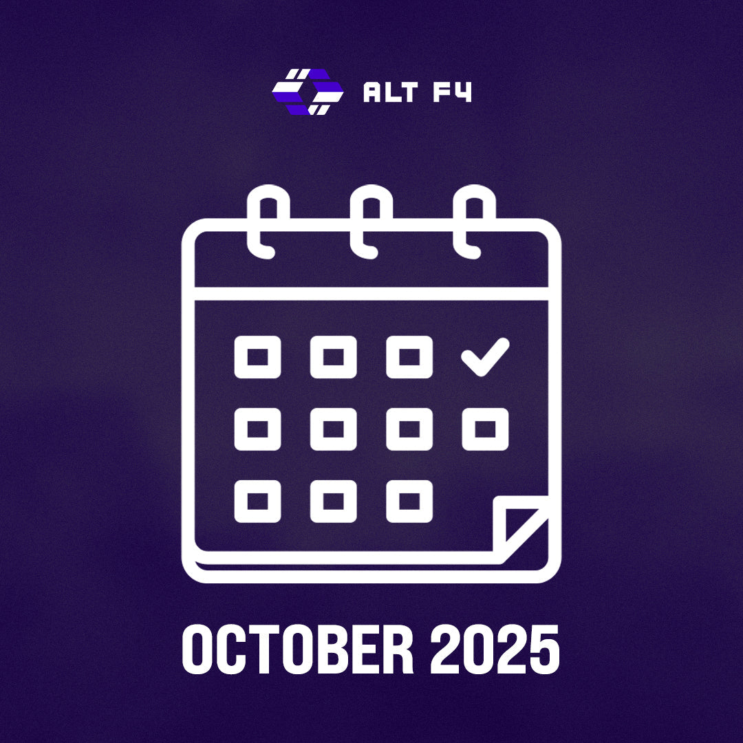 Our october schedule has arrived!