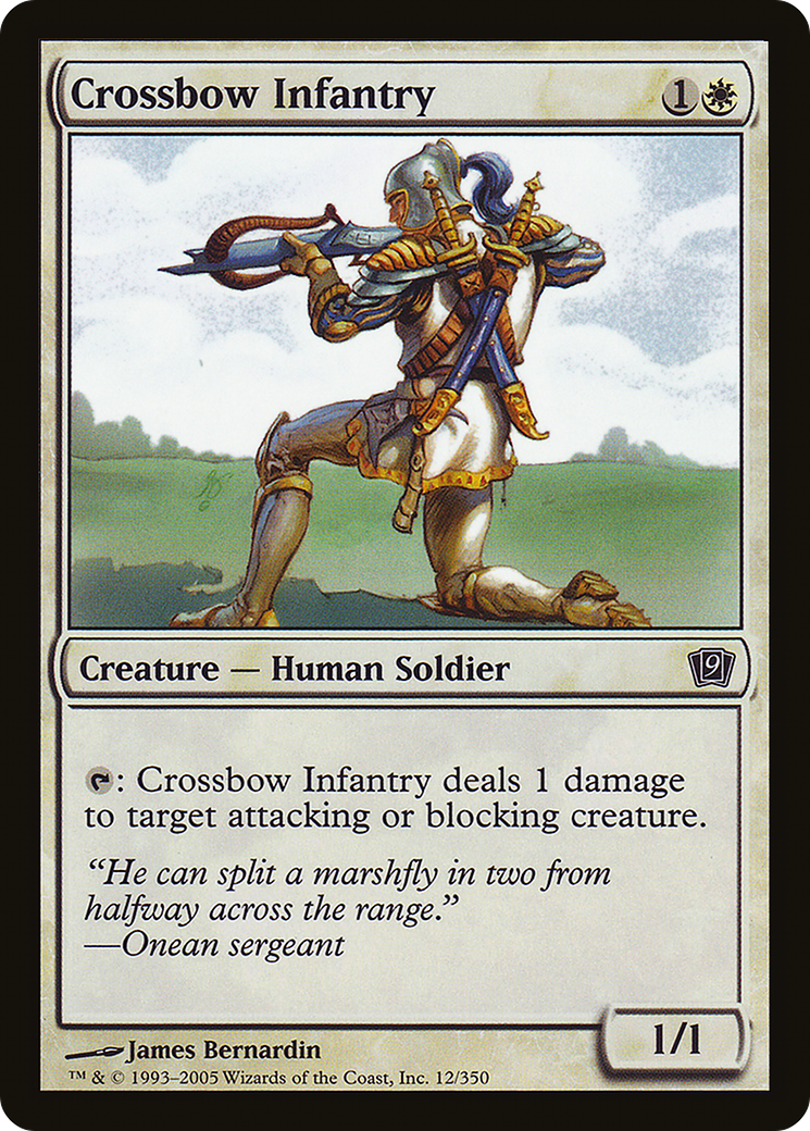 Crossbow Infantry (9ED-12★) - Ninth Edition Foil