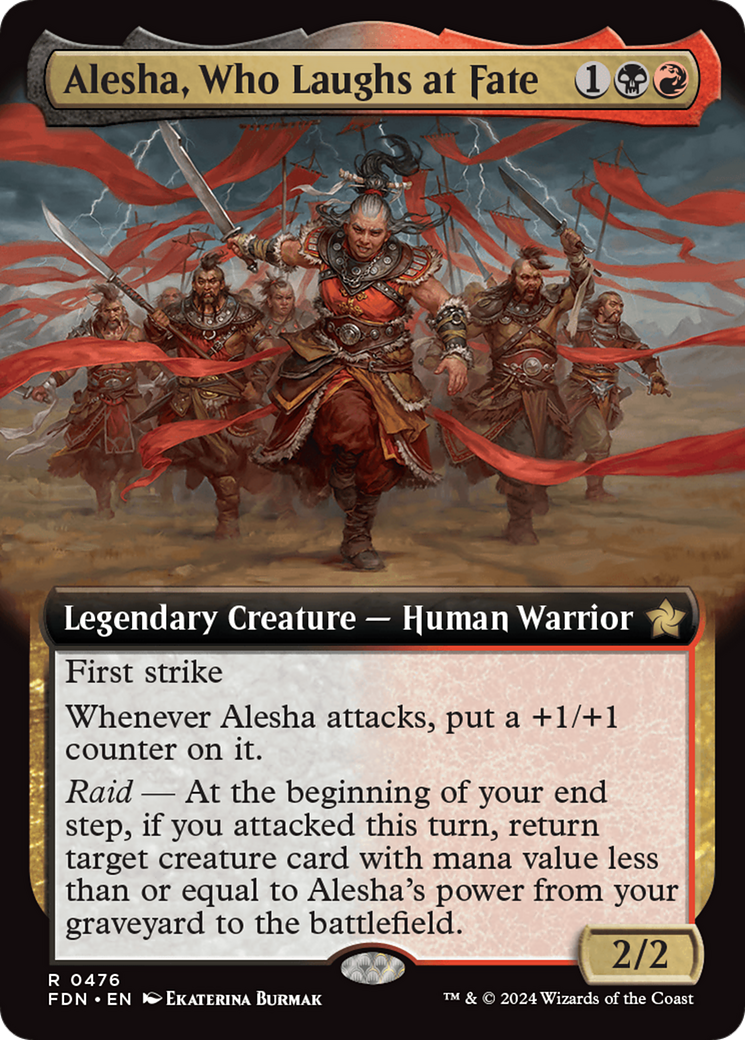 Alesha, qui se moque du destin (FDN-476) - Fondements : (Art étendu) 