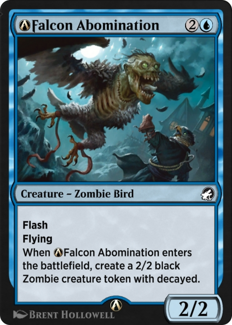 Abomination A-Falcon (MID-A-52) - Innistrad : Chasse de minuit 
