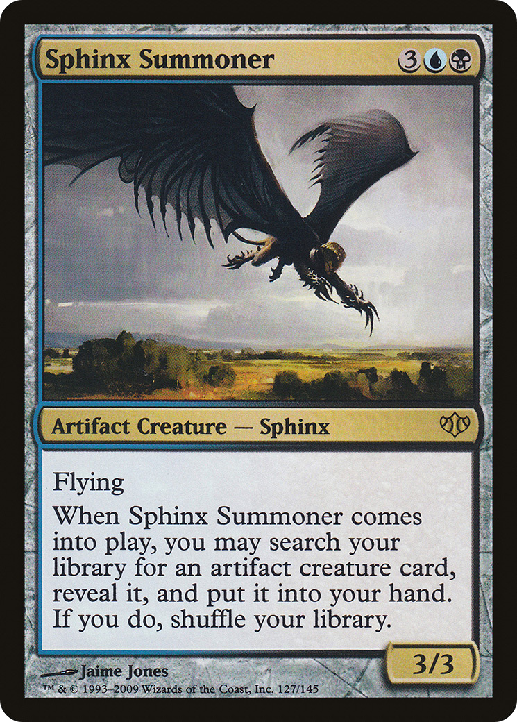 Invocateur de Sphinx (CON-127) - Conflux Foil 