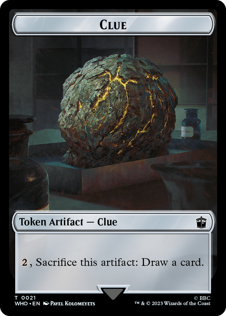 Clue (TWHO-021) - Doctor Who Tokens