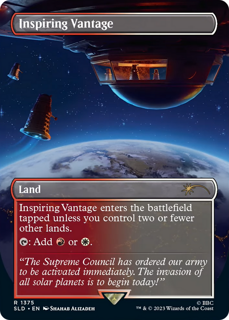 Inspiring Vantage (1375) (SLD-1375) - Secret Lair Drop (Borderless) Foil