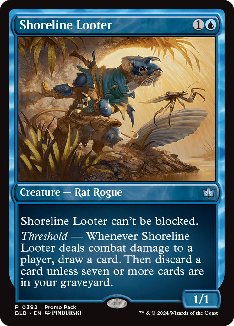 Shoreline Looter (BLB-382) - Bloomburrow Foil 