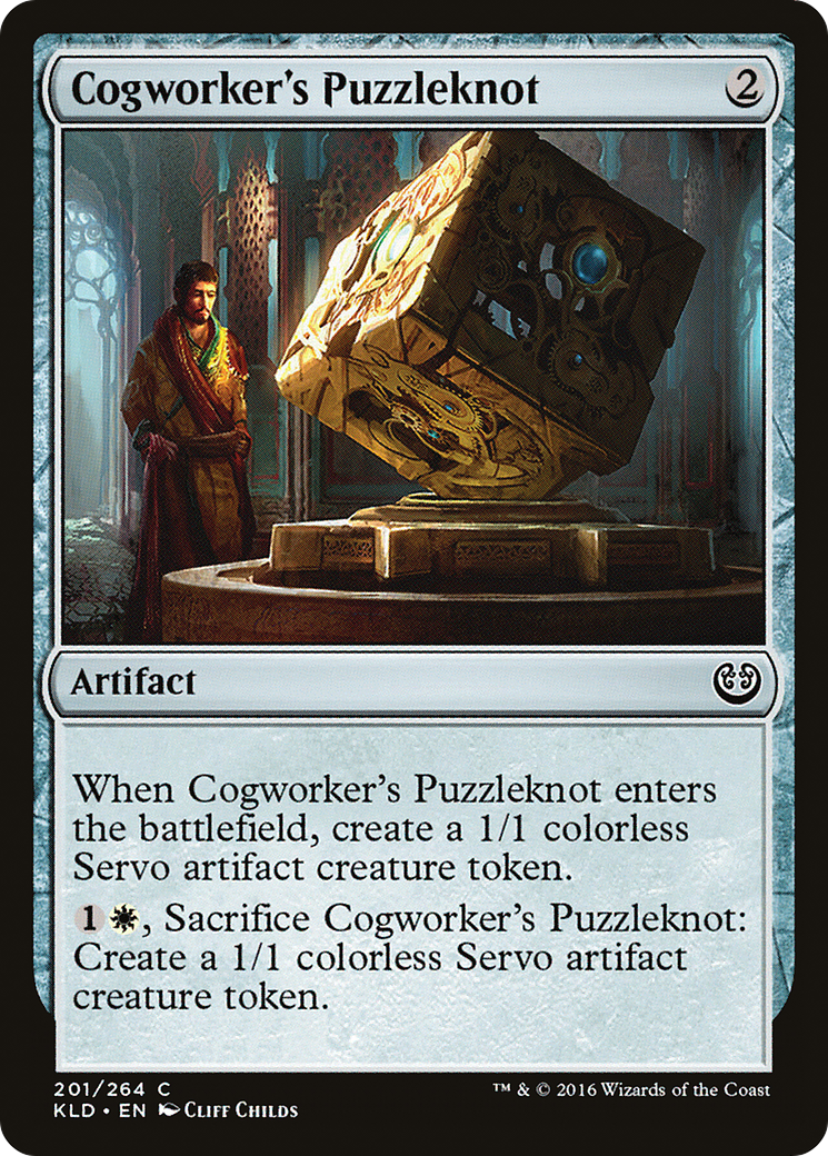 Puzzleknot de Cogworker (KLD-201) - Feuille de Kaladesh 