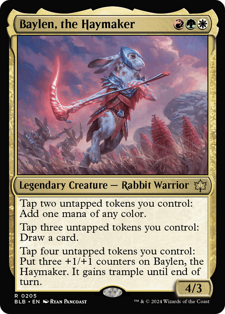 Baylen, le Foineur (BLB-205) - Bloomburrow Foil 
