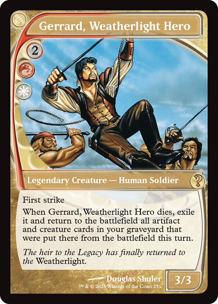 Gerrard, Weatherlight Hero (MB2-251) - Mystery Booster 2 Foil