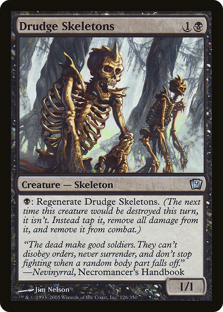 Drudge Skeletons (9ED-126★) - Ninth Edition Foil