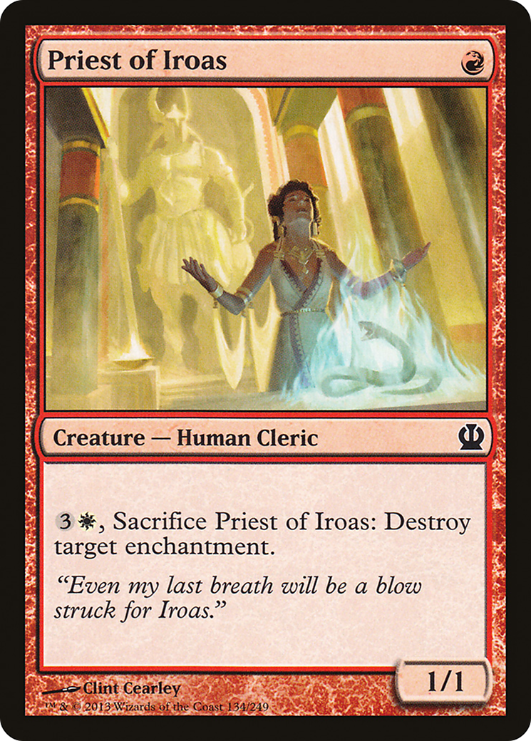 Prêtre d'Iroas ​​(THS-134) - Theros Foil 