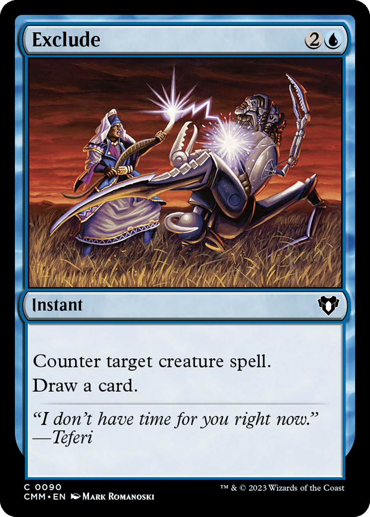 Exclure (CMM-090) - Commander Masters Foil
