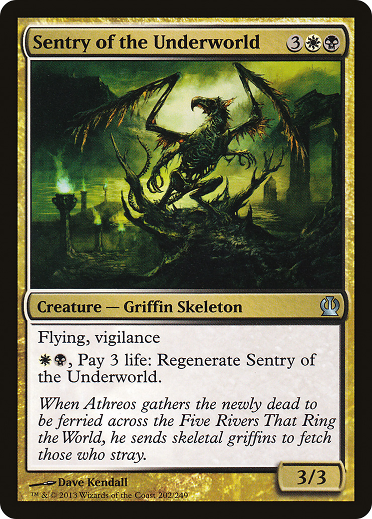 Sentinelle des Enfers (THS-202) - Theros Foil 