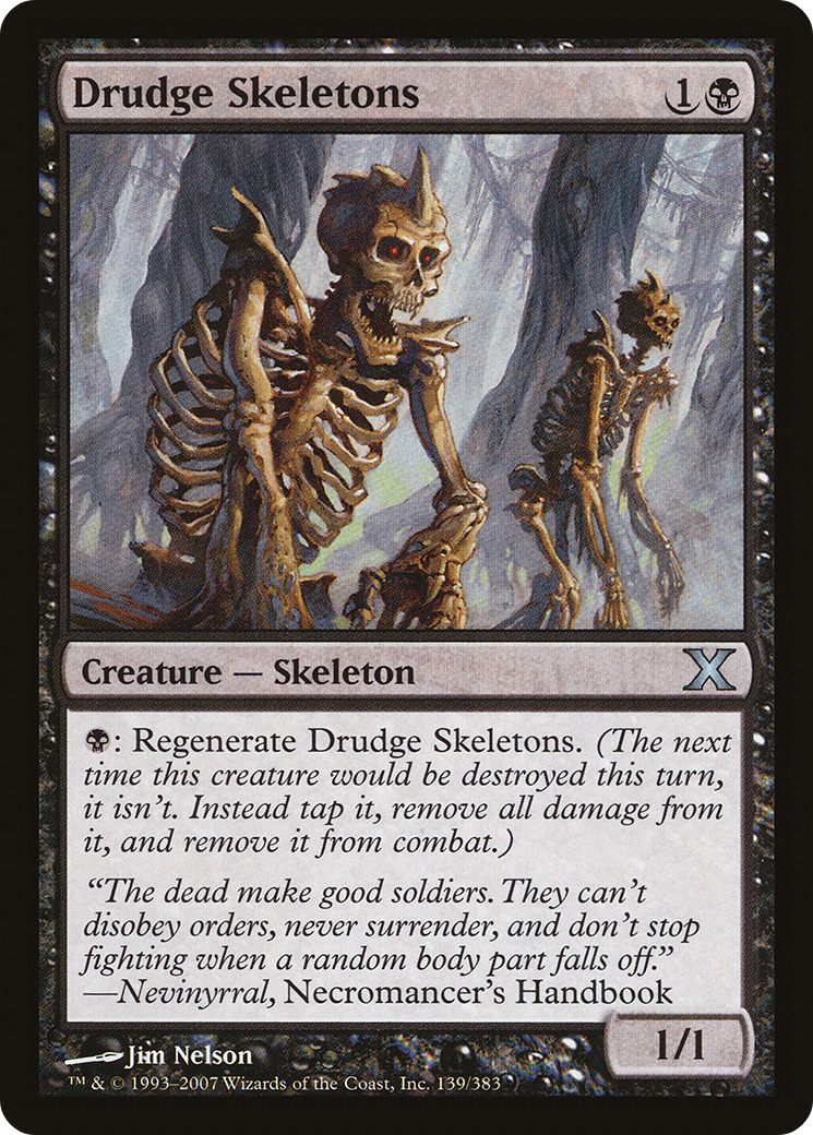 Drudge Skeletons (10E-139) - Dixième édition
