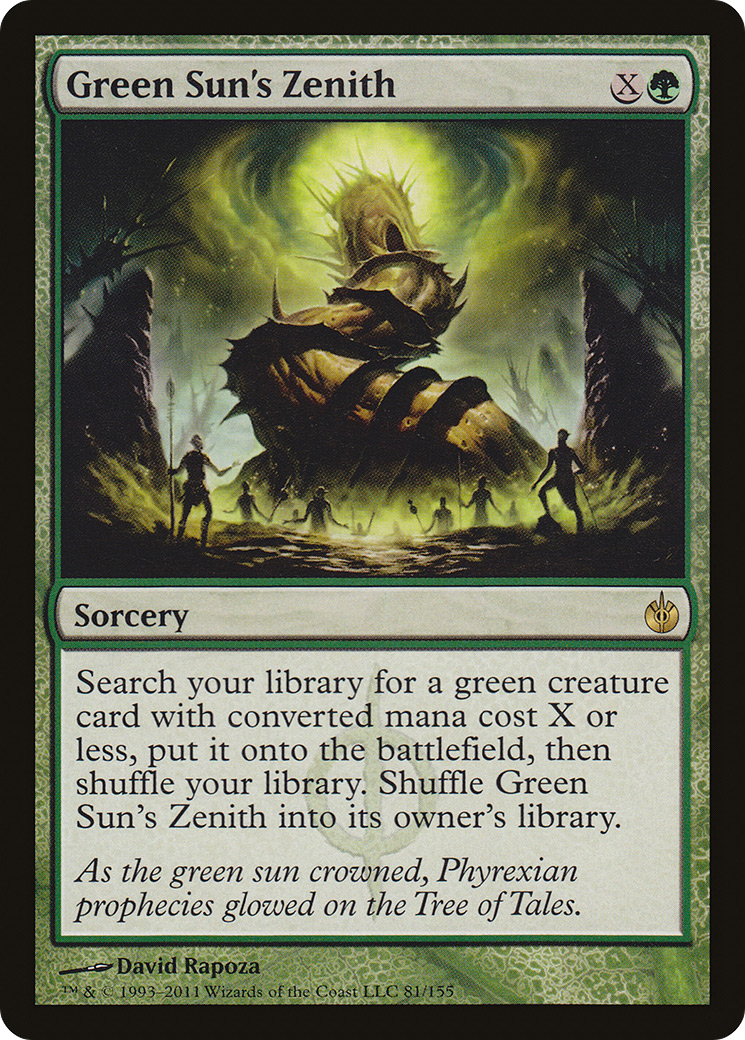 Le Zénith du Soleil Vert (MBS-081) - Mirrodin assiégé 
