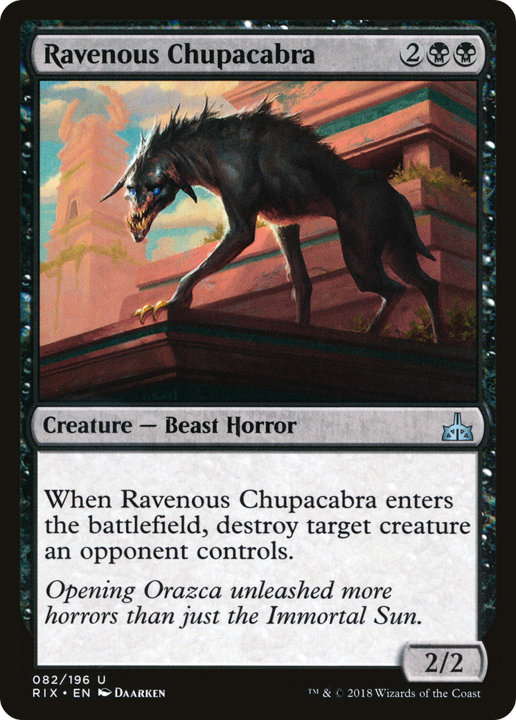 Chupacabra vorace (RIX-082) - Les rivaux d'Ixalan 
