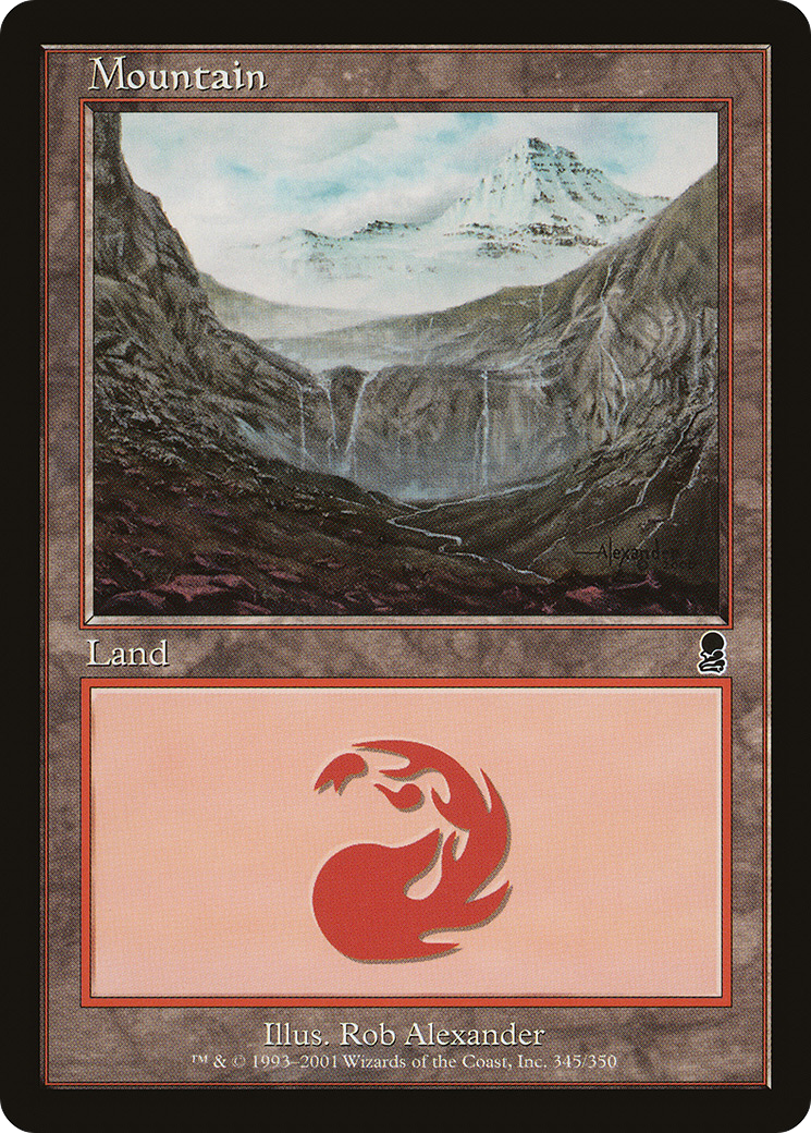 Mountain (345) (ODY-345) - Odyssey Foil