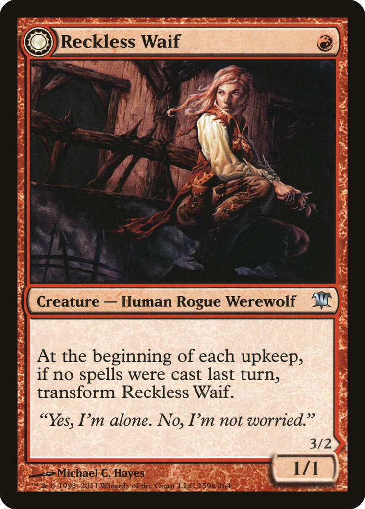 Reckless Waif // Merciless Predator (ISD-159) - Innistrad : (Transformation double face) 