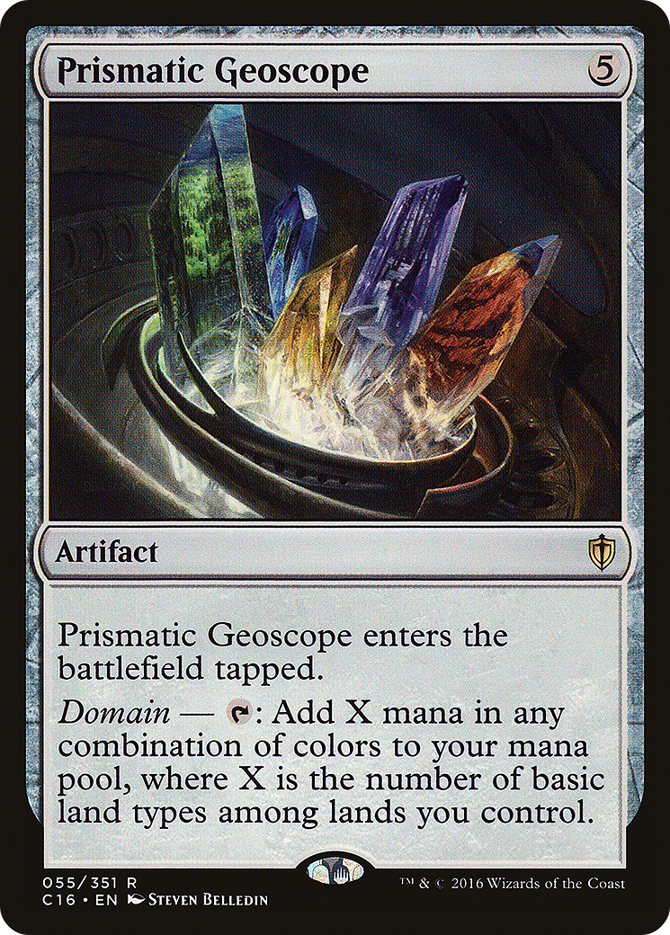 Géoscope prismatique (C16-055) - Commander 2016 