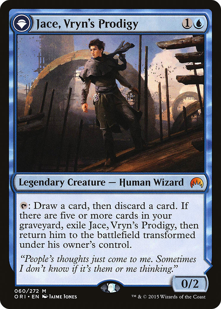 Jace, Vryn's Prodigy (ORI-060) - Magic Origins: (originpwdfc)