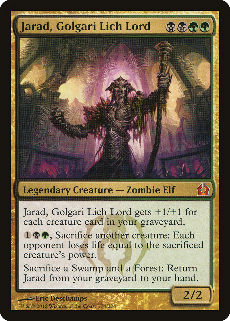 Jarad, Golgari Lich Lord (RTR-174) - Return to Ravnica Foil