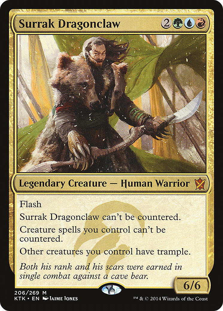 Surrak Griffes de Dragon (KTK-206) - Les Khans de Tarkir Foil 