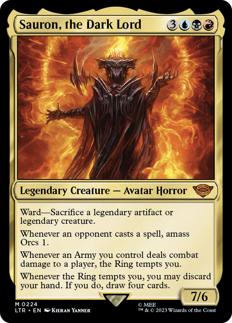 Sauron, the Dark Lord (LTR-224) - The Lord of the Rings: Tales of Middle-earth