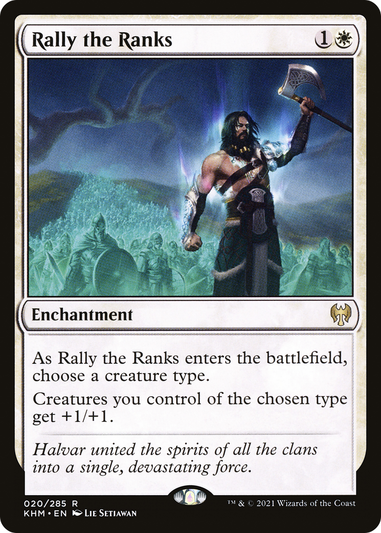 Rassemblez les rangs (KHM-020) - Kaldheim Foil 