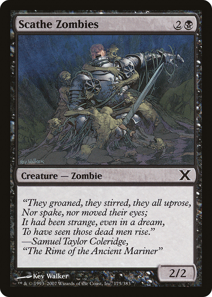 Scathe Zombies (10E-175) - Tenth Edition Foil