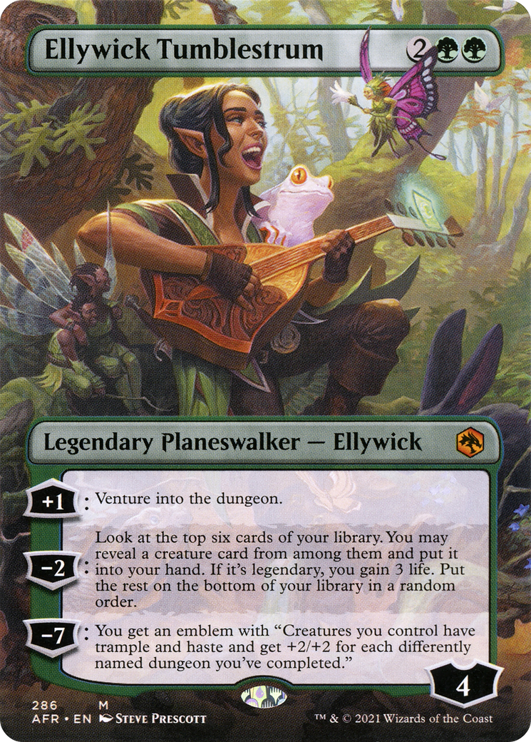 Ellywick Tumblestrum (Borderless) (AFR-286) - Adventures in the Forgotten Realms (Borderless) Foil
