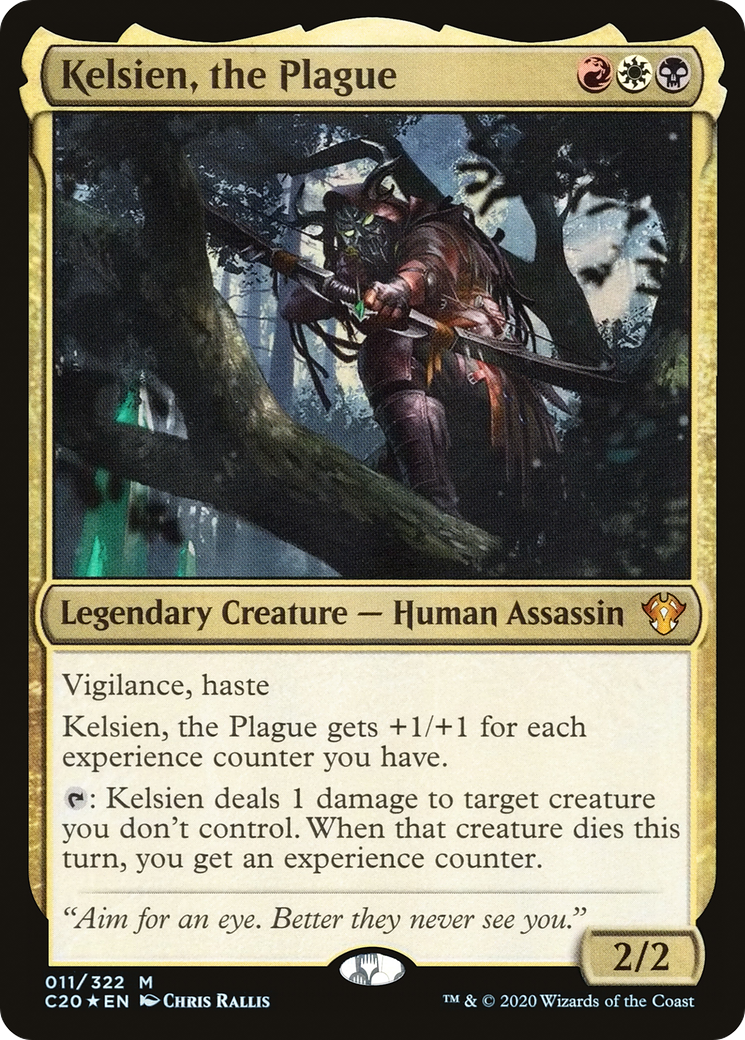 Kelsien, the Plague (C20-011) - Commander 2020 Foil