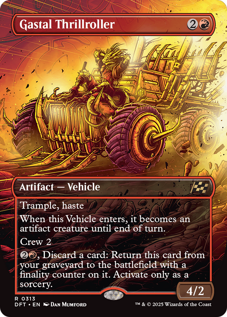 Gastal Thrillroller (sans bordure) (-313) - Feuille d'Aetherdrift 