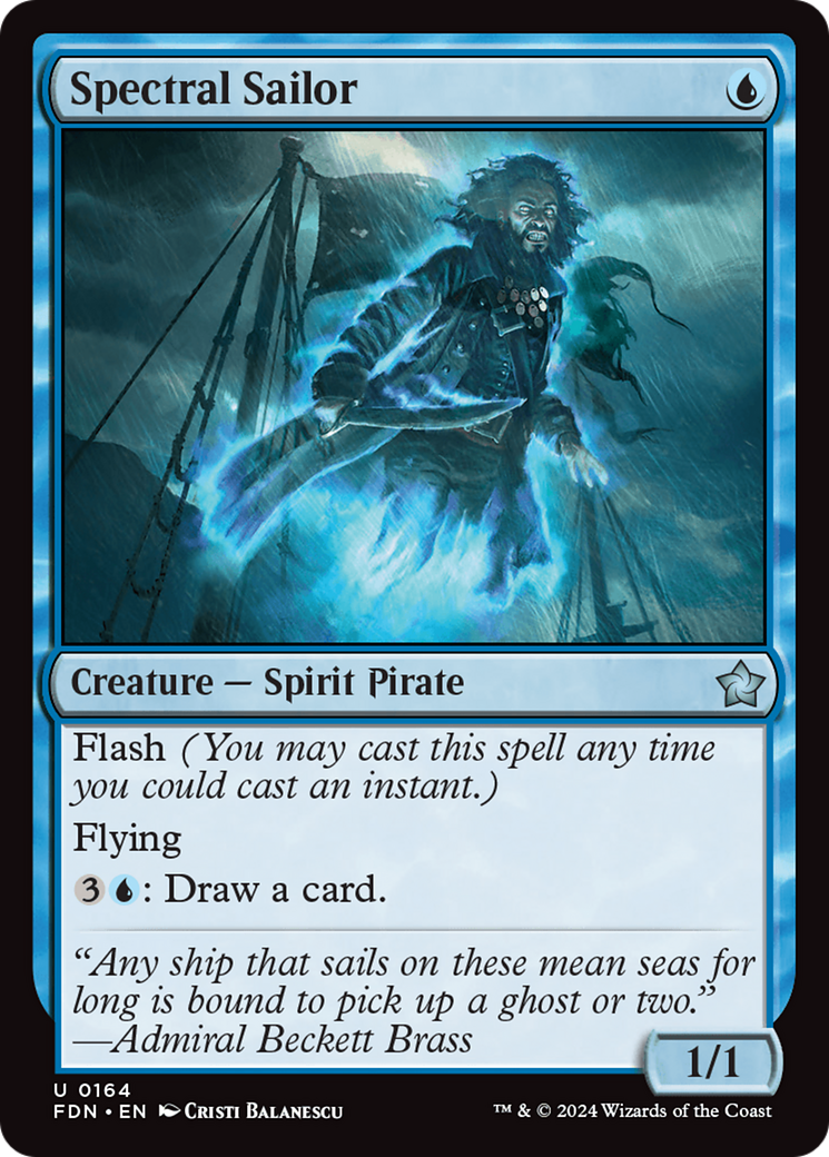 Spectral Sailor (FDN-164) - Fondations Foil 