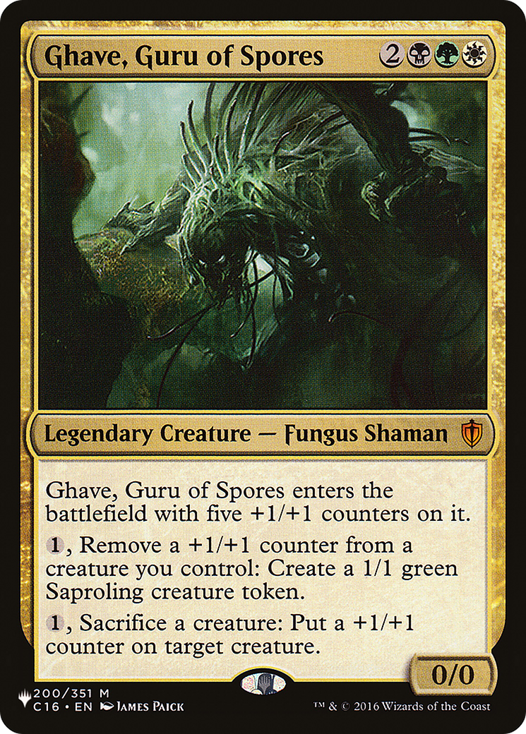 Ghave, Guru of Spores (LIST-200/351) - The List