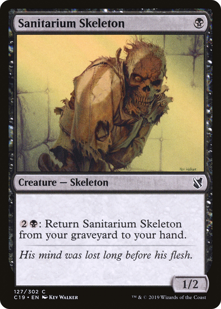 Squelette du sanatorium (C19-127) - Commander 2019 
