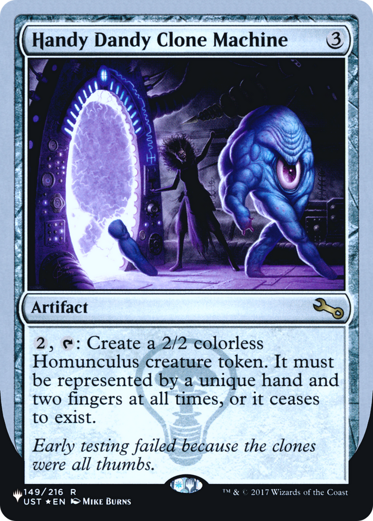 Handy Dandy Clone Machine (LIST-149/216) - The List (Unfinity Foil Edition) Foil