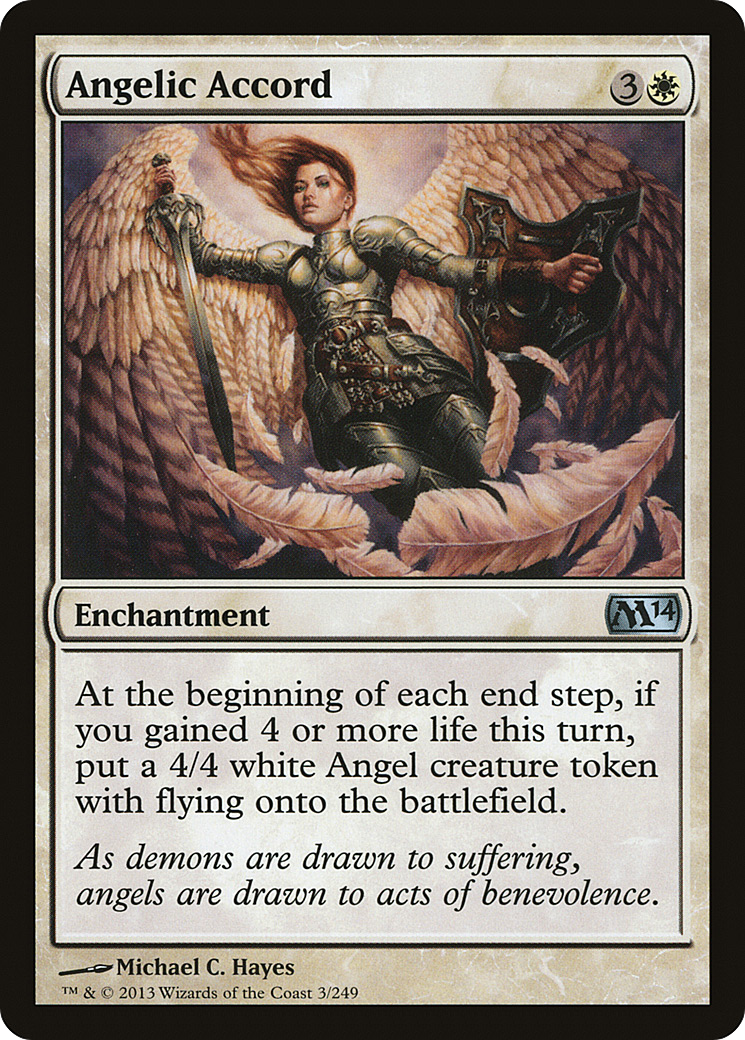 Accord angélique (M14-003) - Magic 2014 Foil 