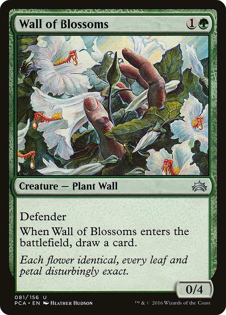 Wall of Blossoms (PCA-081) - Planechase Anthology