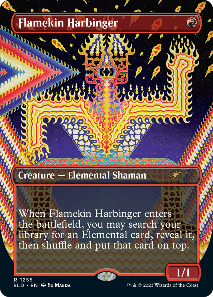 Flamekin Harbinger (SLD-1255) - Secret Lair Drop (Borderless) Foil